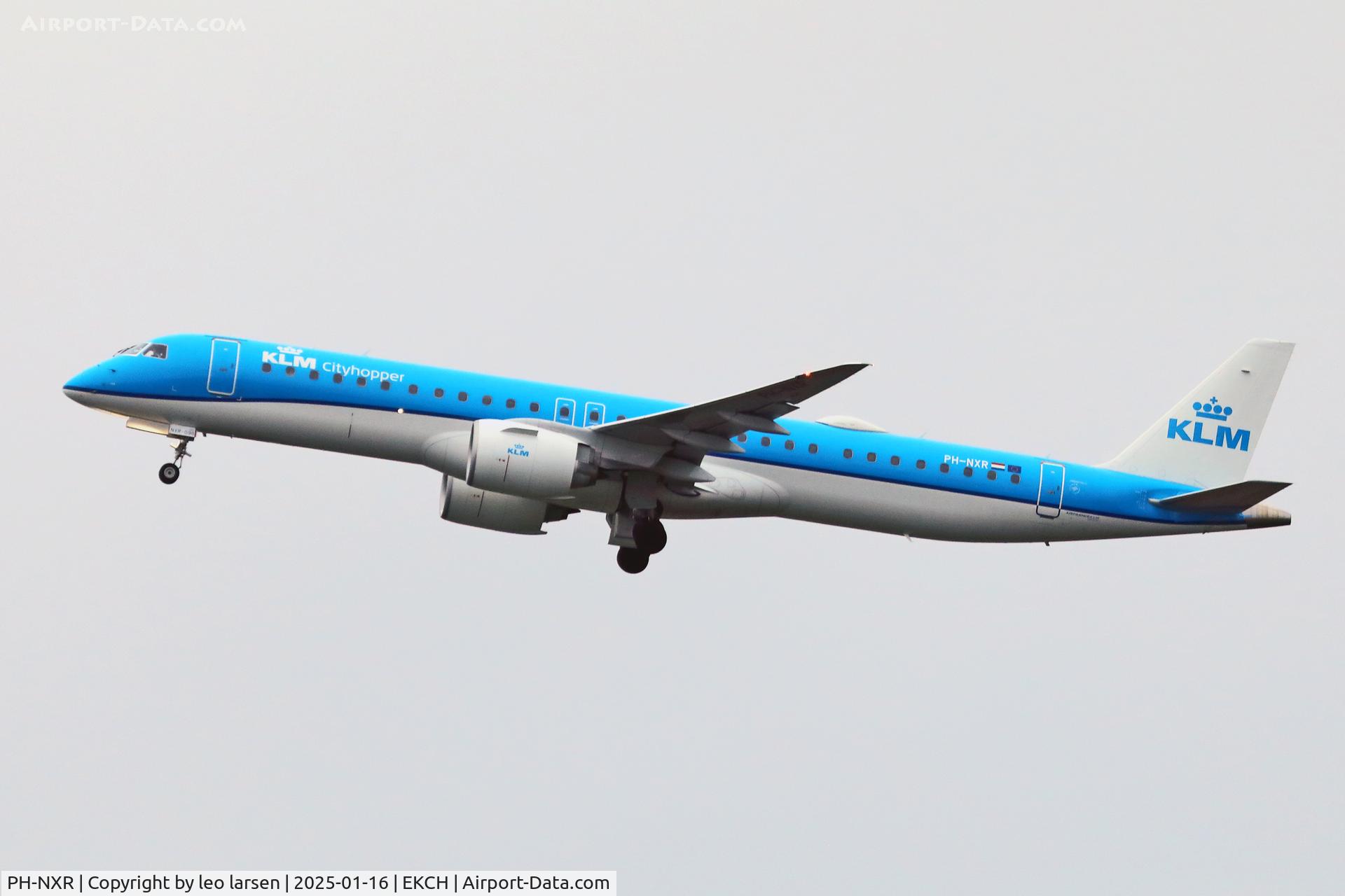 PH-NXR, 2023 Embraer E195-E2 (ERJ-190-400STD) C/N 19020096, C0penhagen 16.1.2025