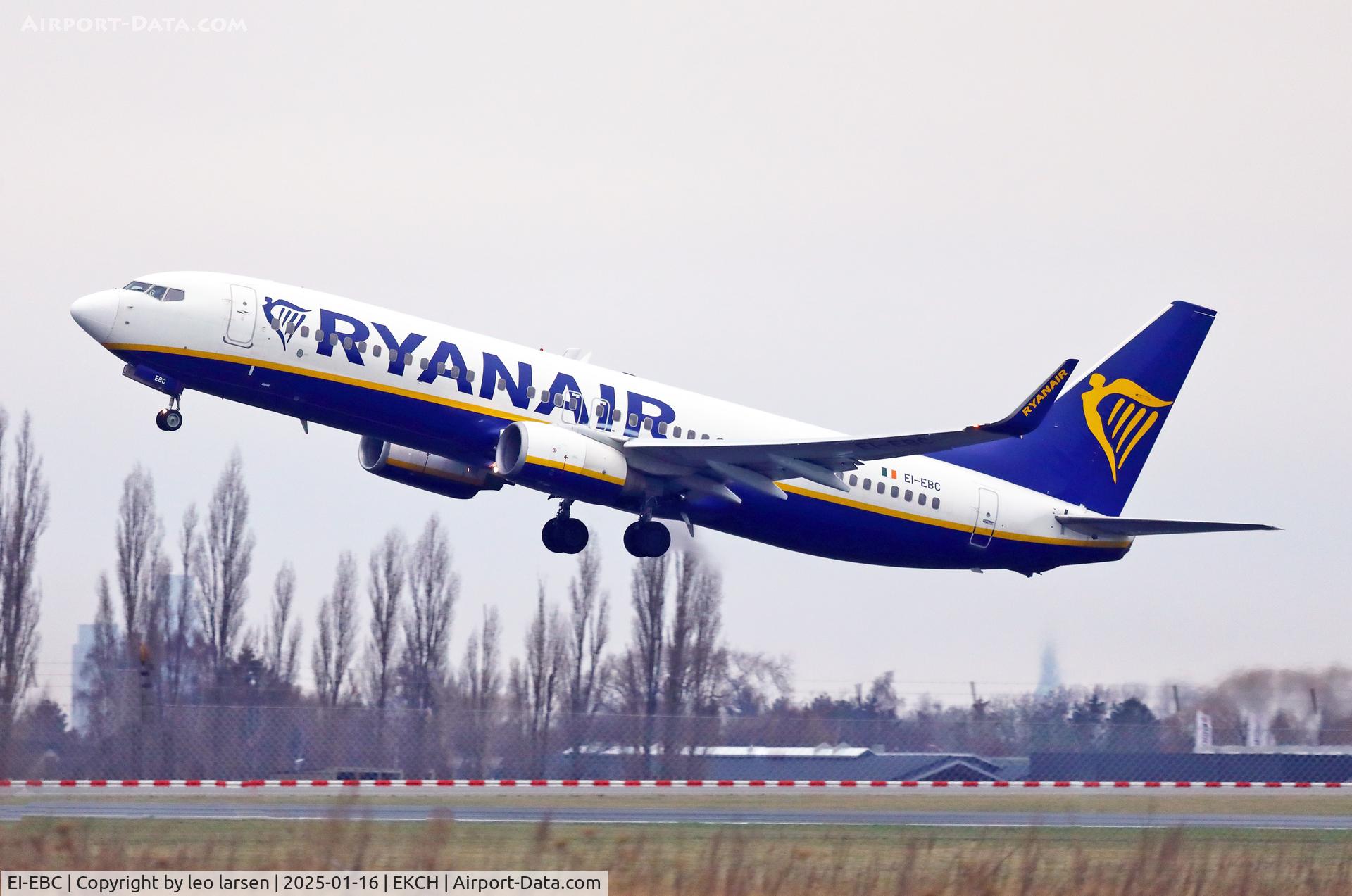 EI-EBC, 2009 Boeing 737-8AS C/N 37520, Copenhagen 16.1.2025