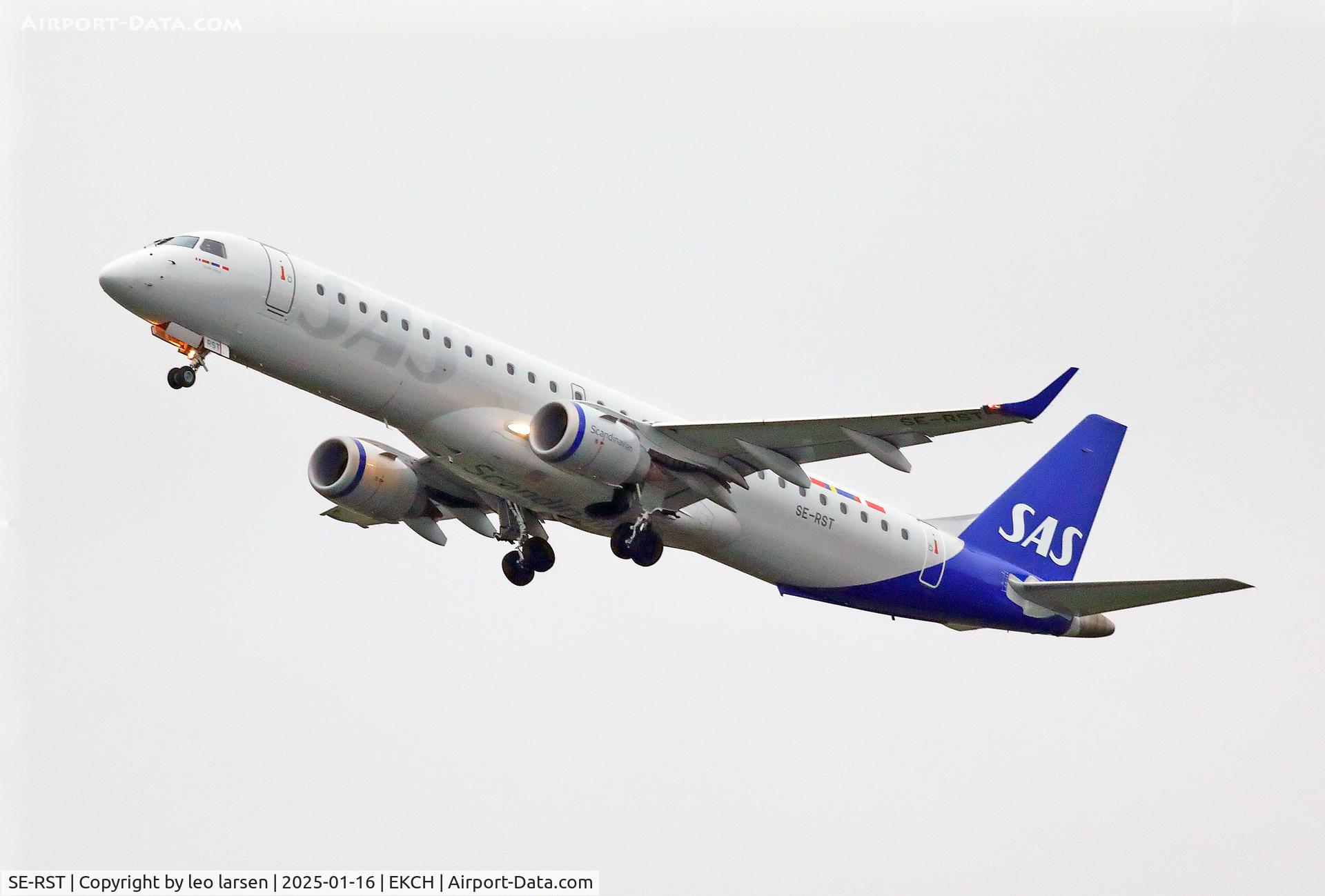 SE-RST, 2011 Embraer ERJ195LR (ERJ 190-200LR9 C/N 19000452, Copenhagen 16.1.2025