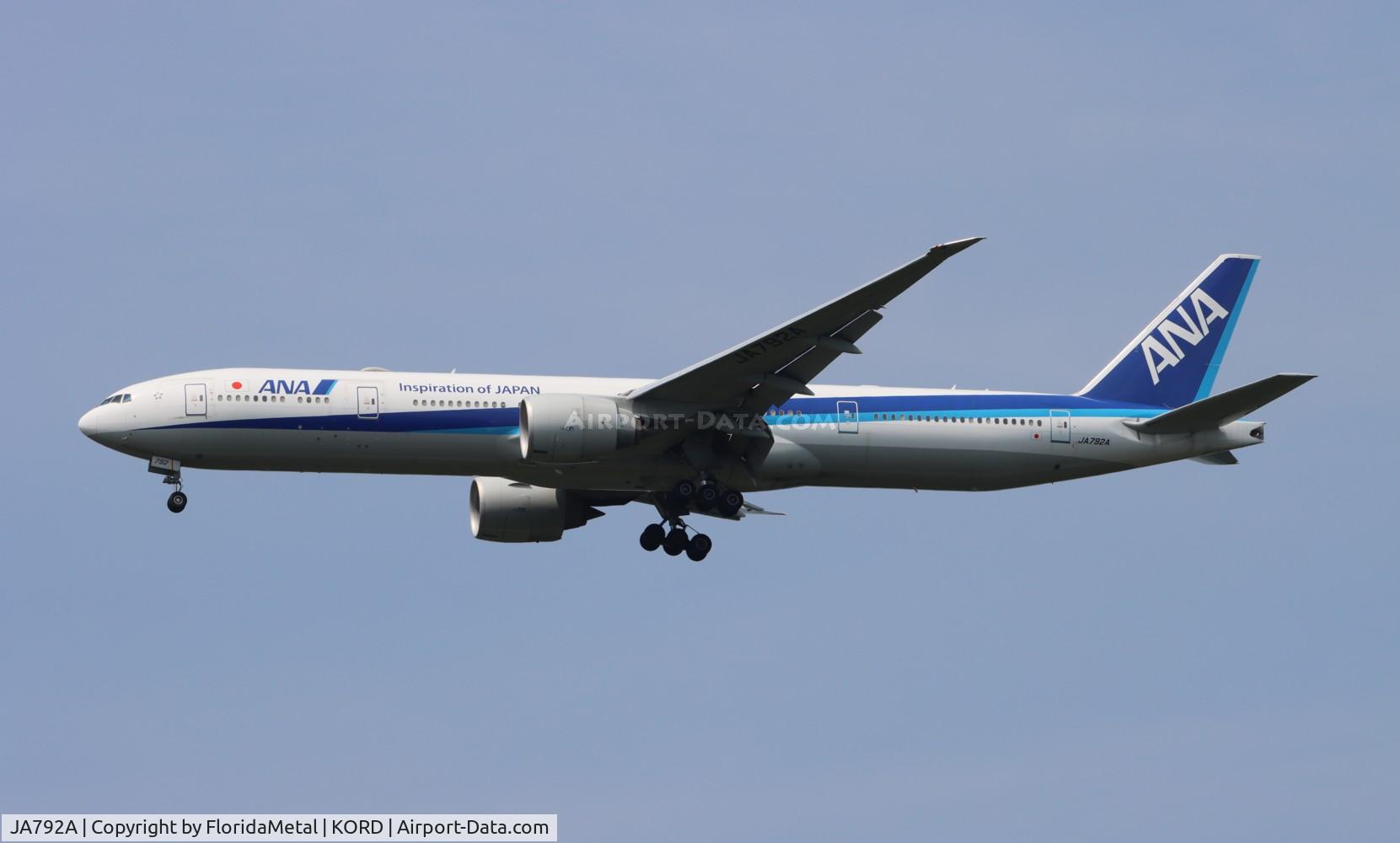 JA792A, 2015 Boeing 777-381/ER C/N 60381, ANA 773 zx nrt,rjaa-ord