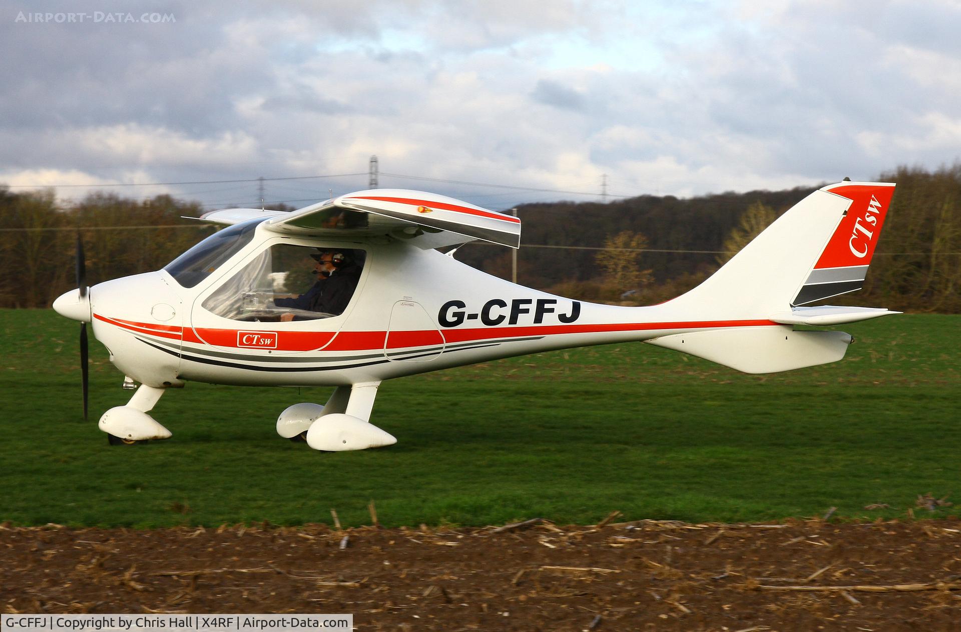 G-CFFJ, 2008 Flight Design CTSW C/N 8391, Rectory Farm New Years Day fly in