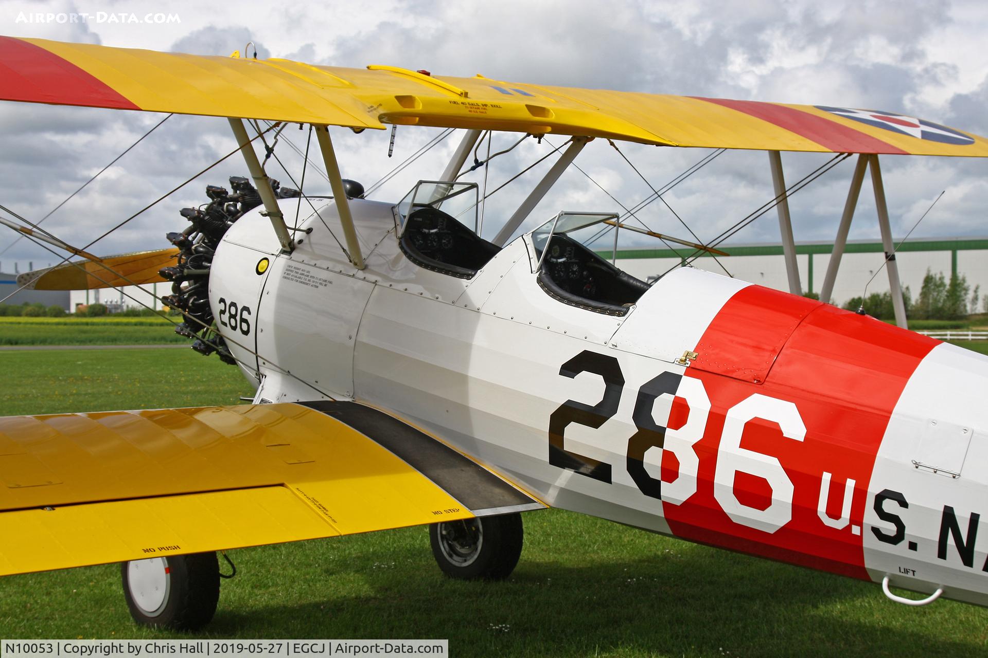 N10053, Boeing A75N1 C/N 75-4986, Sherburn in Elmet