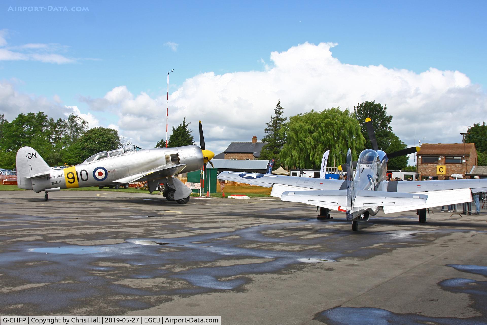 G-CHFP, 1952 Hawker Sea Fury T.20 C/N 41H/636070, Sherburn in Elmet