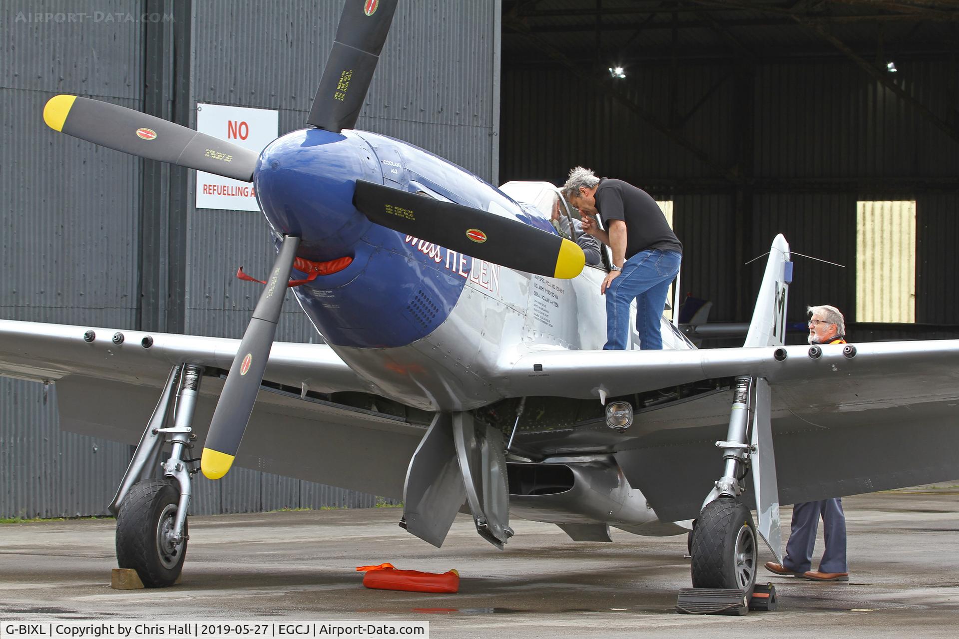 G-BIXL, 1944 North American P-51D Mustang C/N 122-38675, Sherburn in Elmet