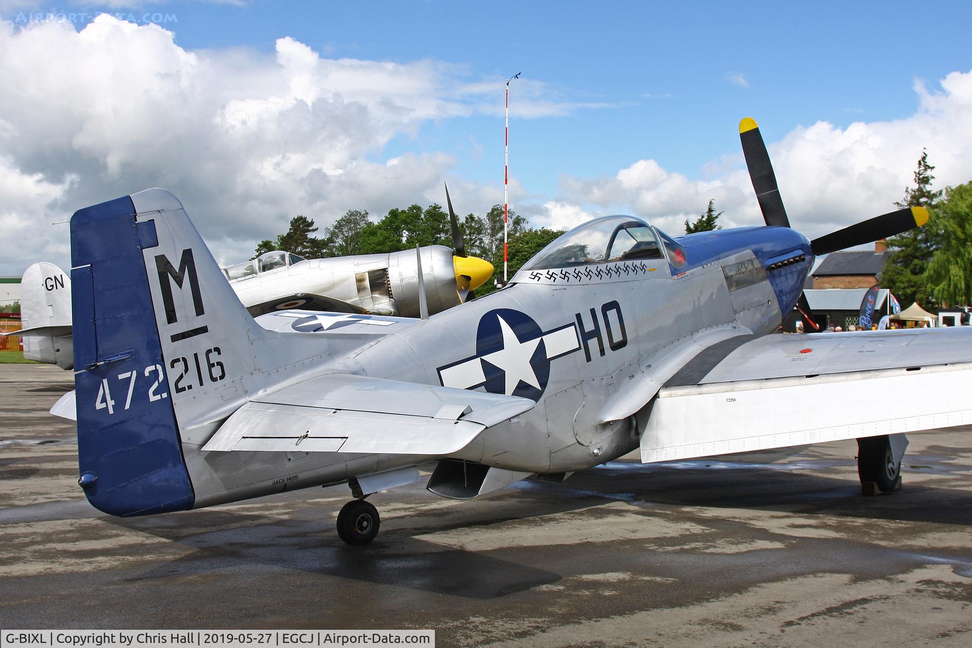 G-BIXL, 1944 North American P-51D Mustang C/N 122-38675, Sherburn in Elmet