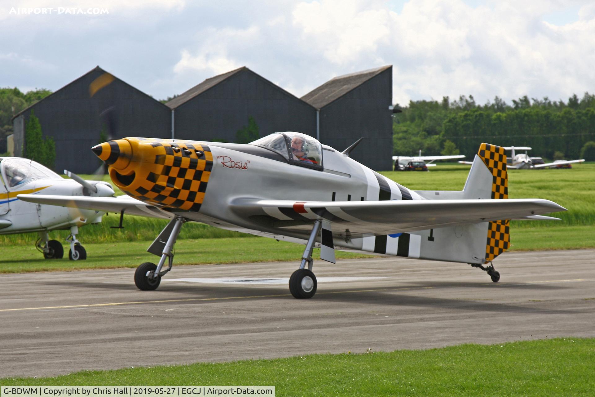 G-BDWM, 1990 Bonsall DB1 Mustang C/N PFA 073-10200, Sherburn in Elmet