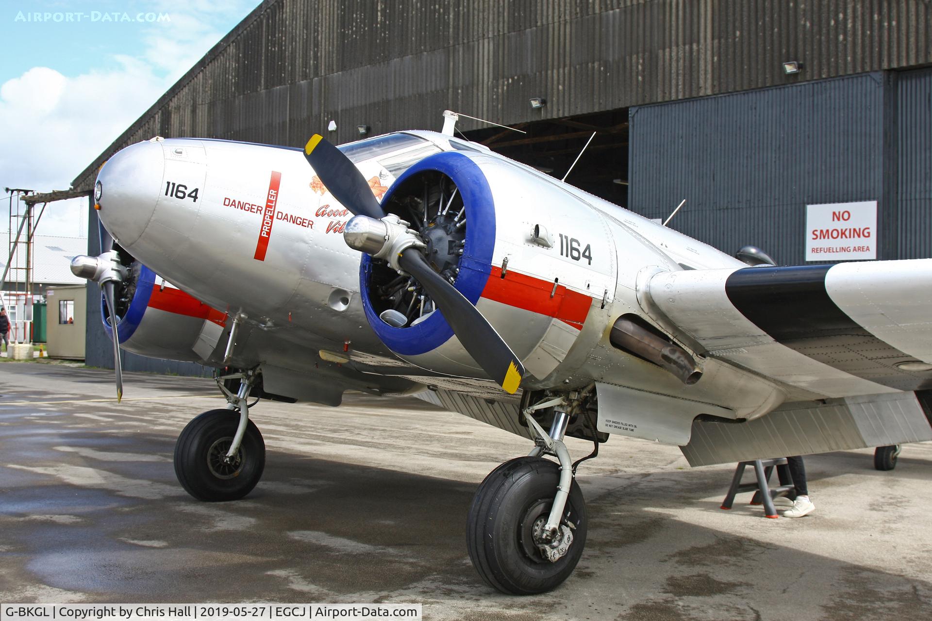 G-BKGL, 1952 Beech Expeditor 3TM C/N CA-164 (A-764), Sherburn in Elmet