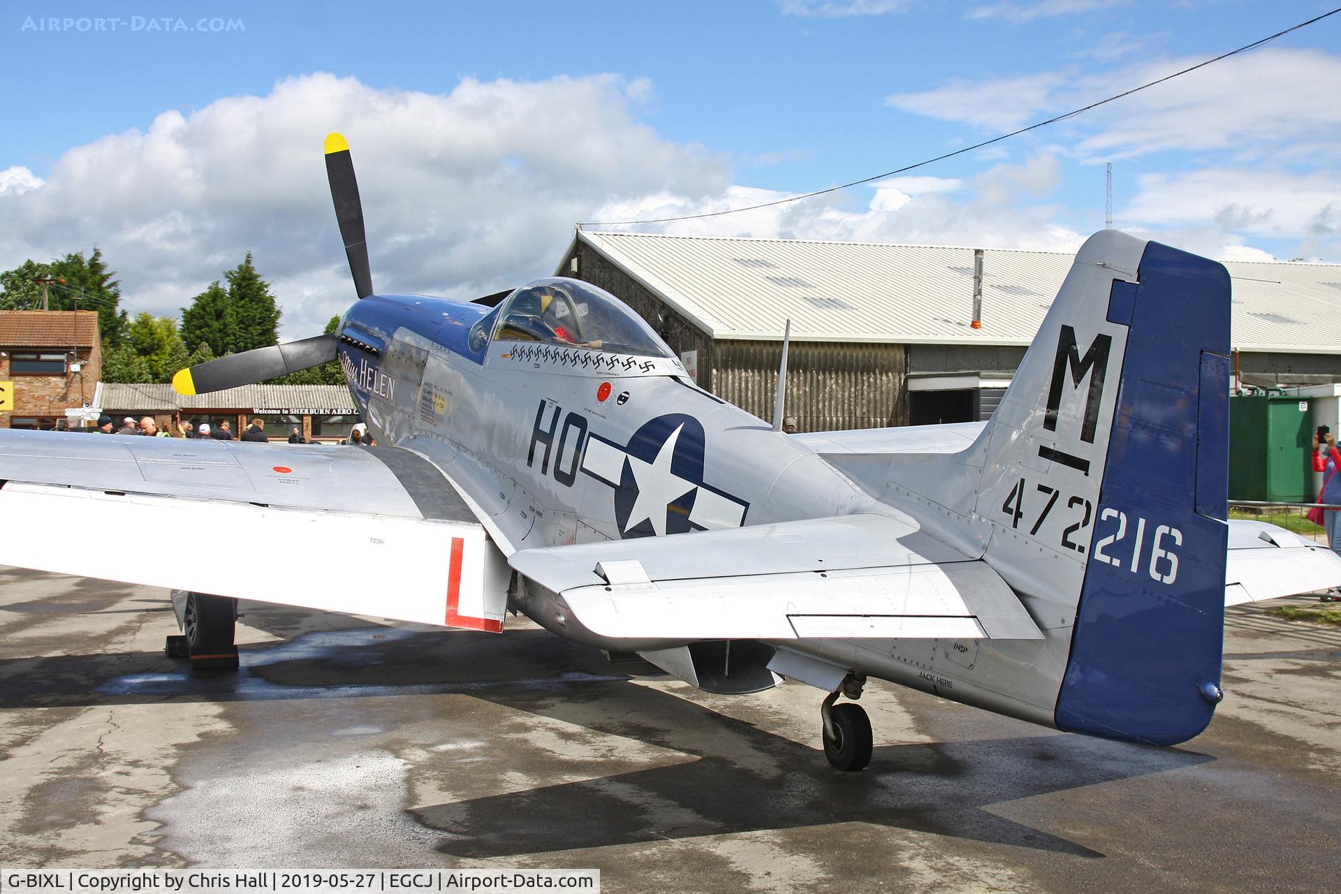 G-BIXL, 1944 North American P-51D Mustang C/N 122-38675, Sherburn in Elmet