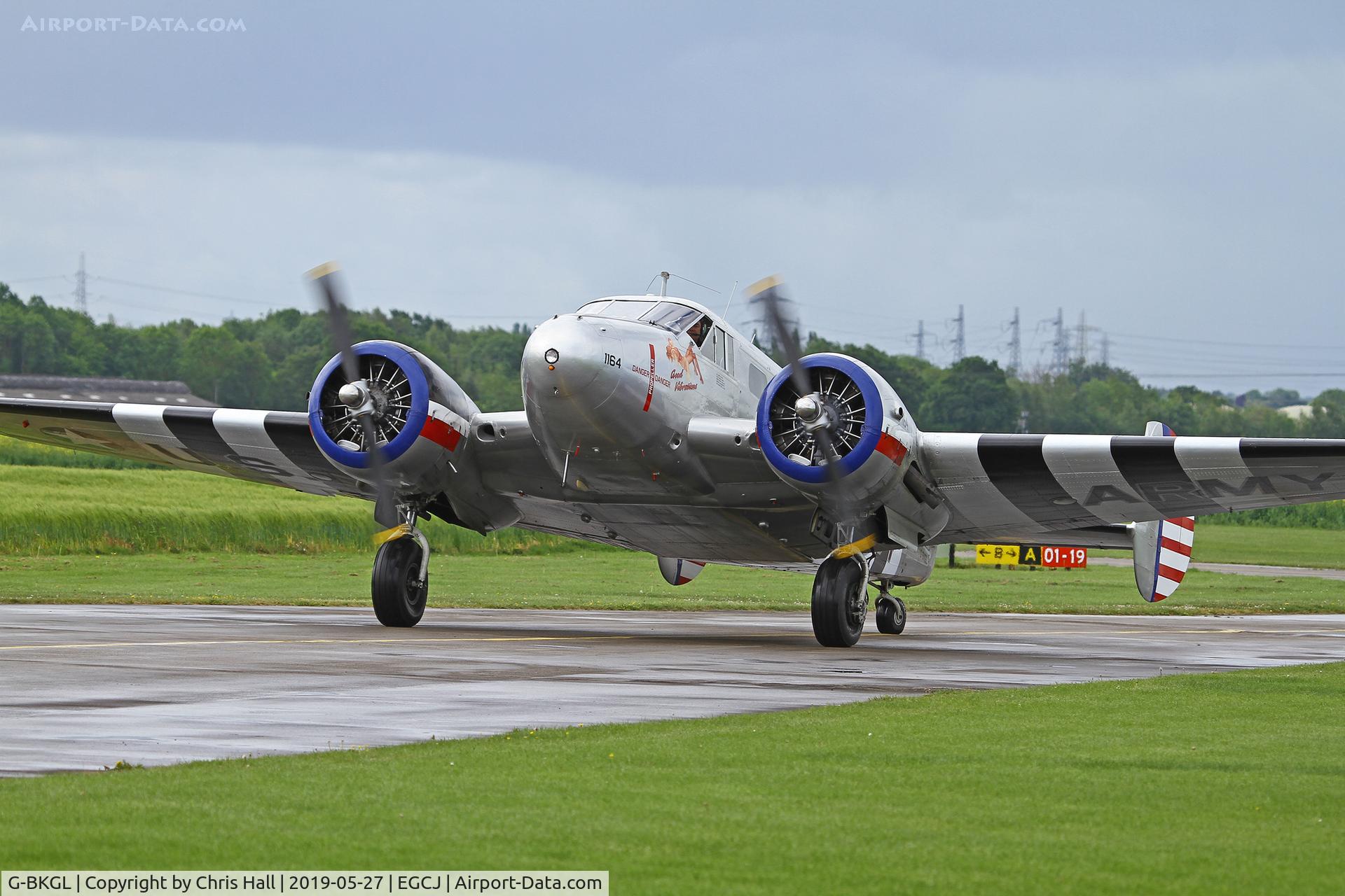 G-BKGL, 1952 Beech Expeditor 3TM C/N CA-164 (A-764), Sherburn in Elmet