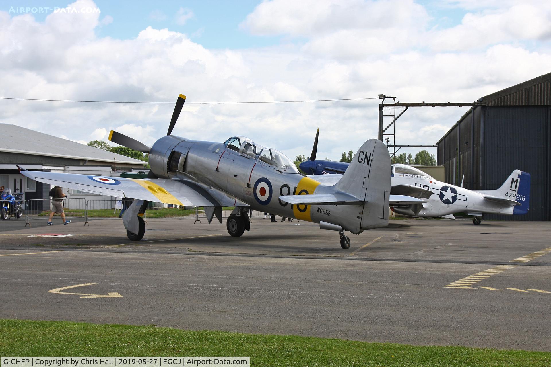 G-CHFP, 1952 Hawker Sea Fury T.20 C/N 41H/636070, Sherburn in Elmet