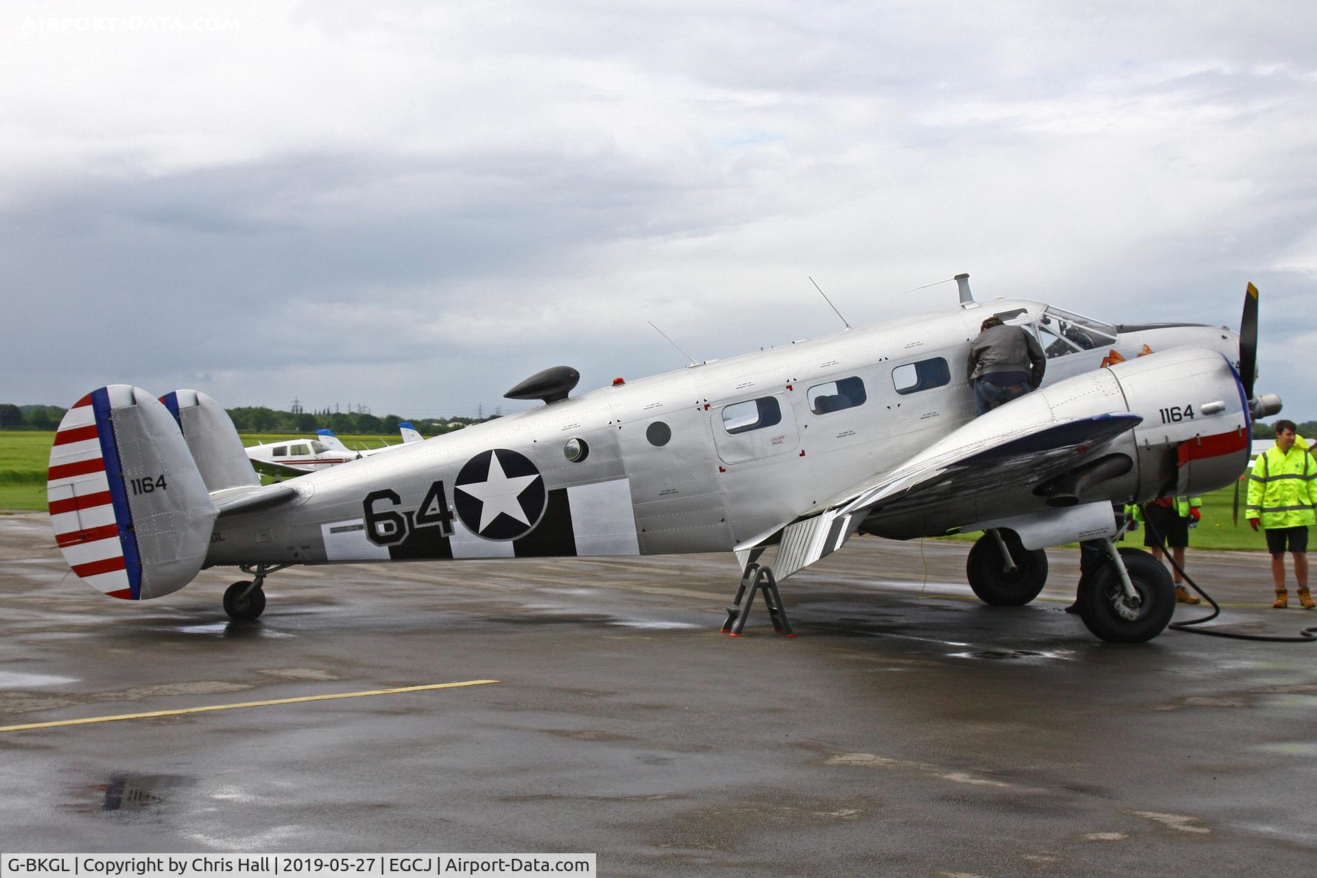 G-BKGL, 1952 Beech Expeditor 3TM C/N CA-164 (A-764), Sherburn in Elmet