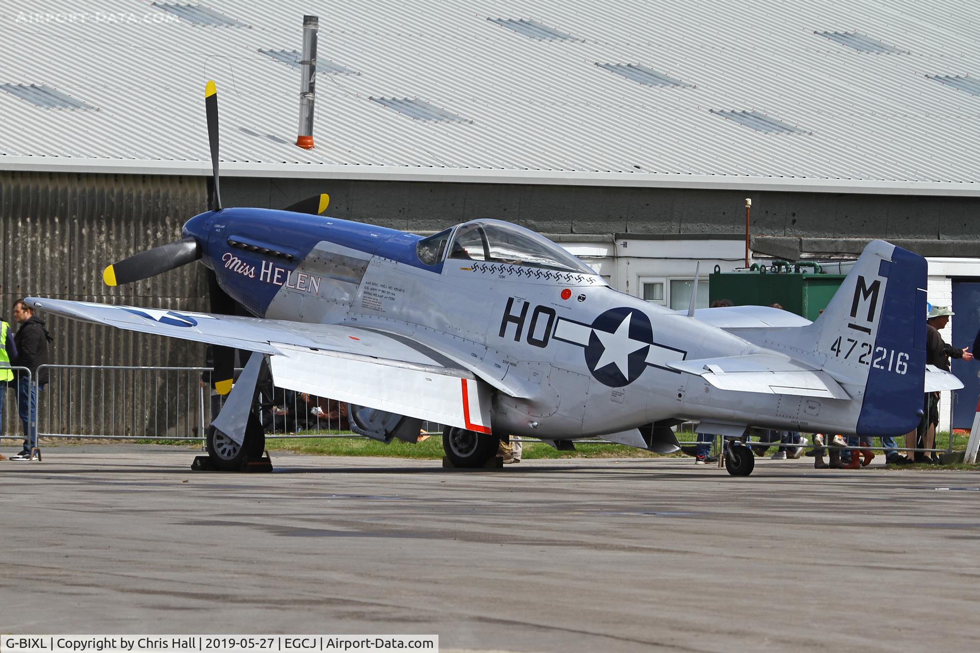 G-BIXL, 1944 North American P-51D Mustang C/N 122-38675, Sherburn in Elmet