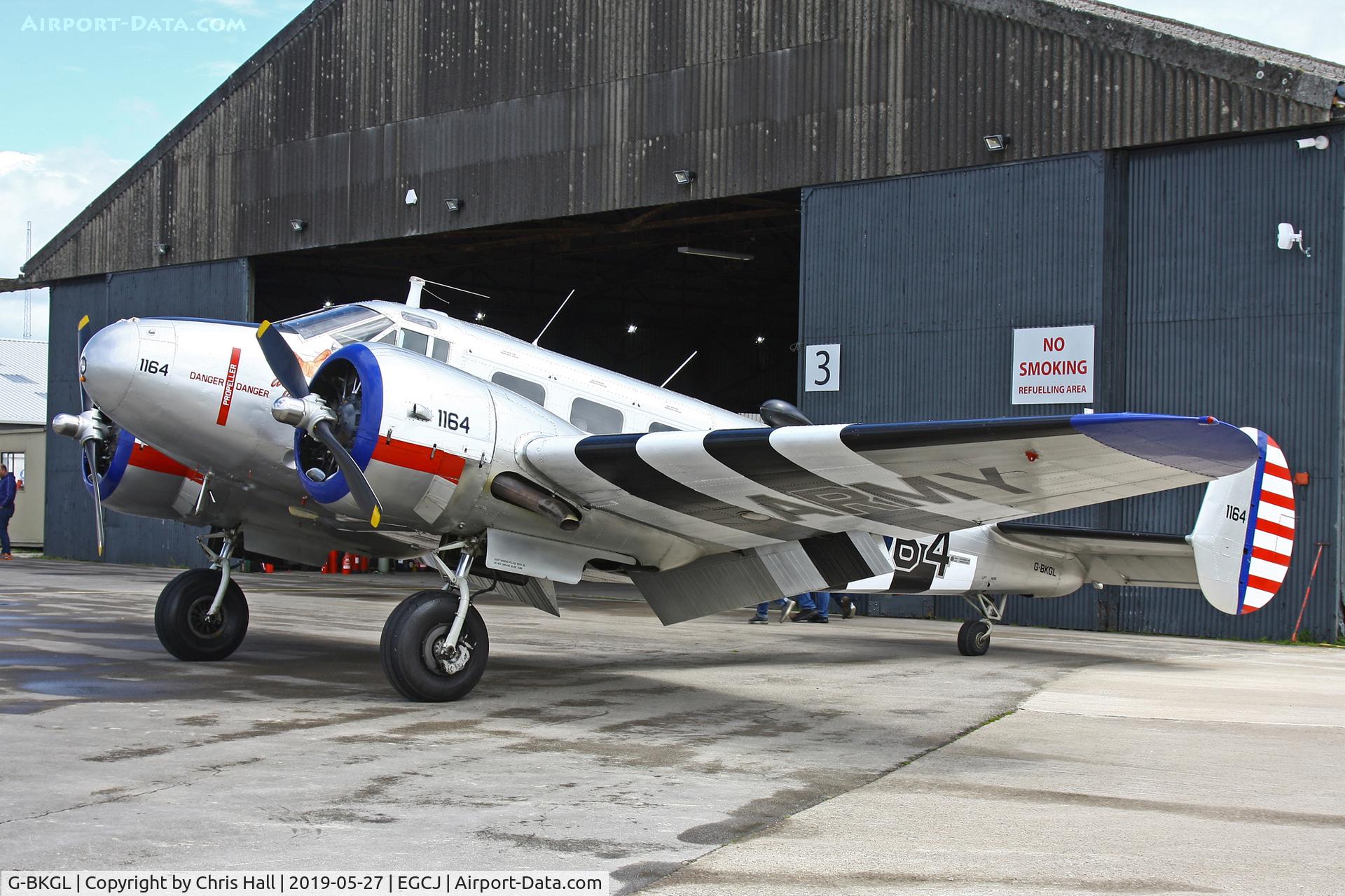 G-BKGL, 1952 Beech Expeditor 3TM C/N CA-164 (A-764), Sherburn in Elmet