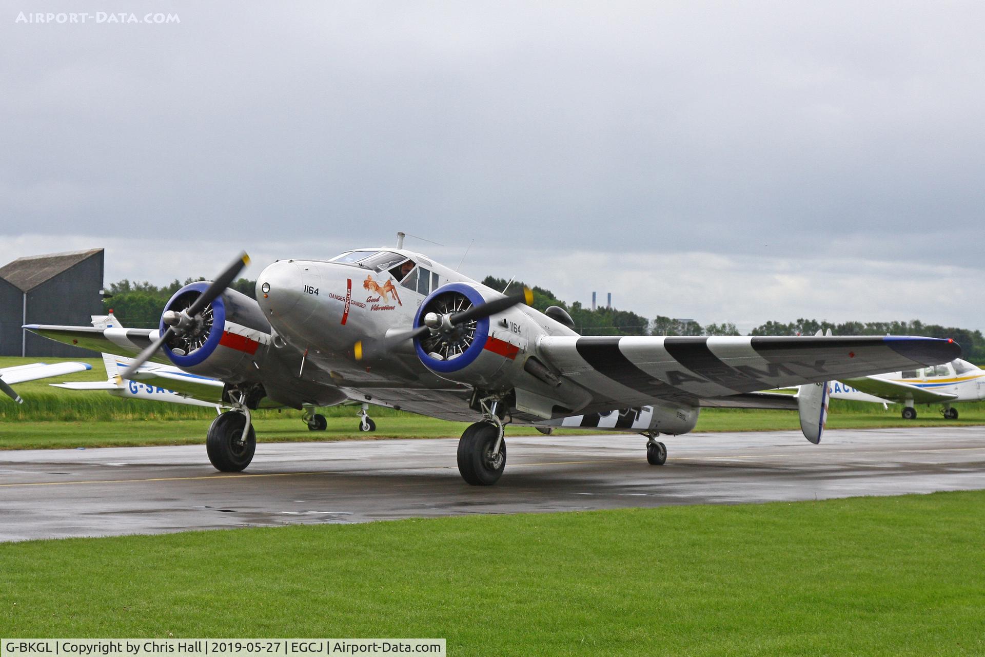 G-BKGL, 1952 Beech Expeditor 3TM C/N CA-164 (A-764), Sherburn in Elmet
