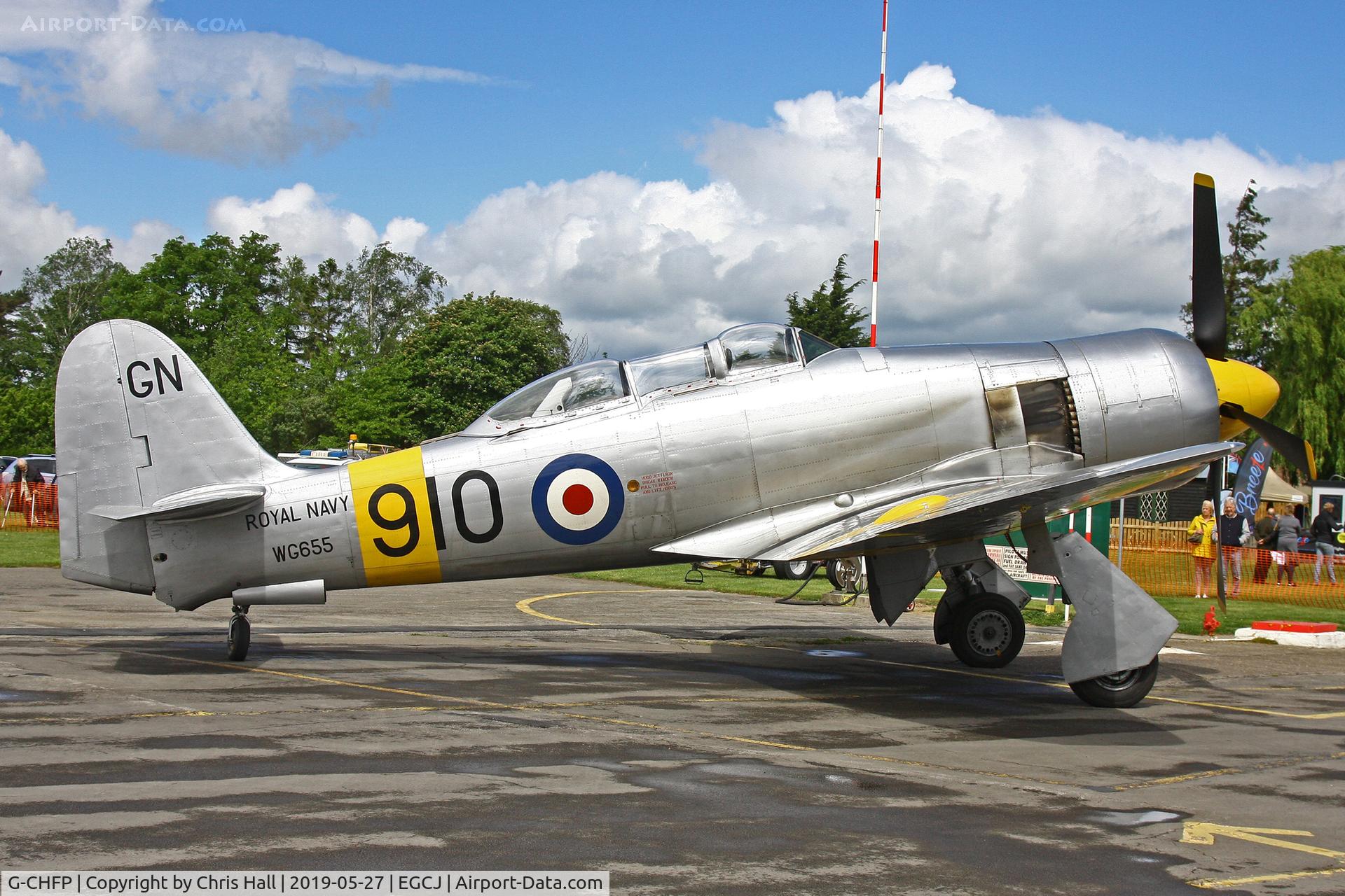G-CHFP, 1952 Hawker Sea Fury T.20 C/N 41H/636070, Sherburn in Elmet
