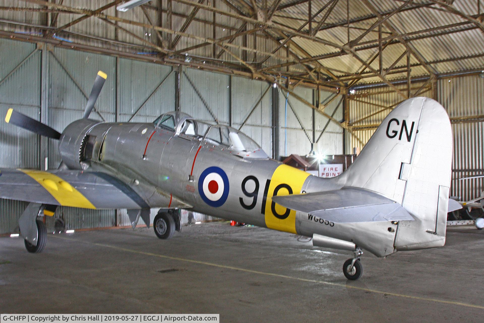 G-CHFP, 1952 Hawker Sea Fury T.20 C/N 41H/636070, Sherburn in Elmet