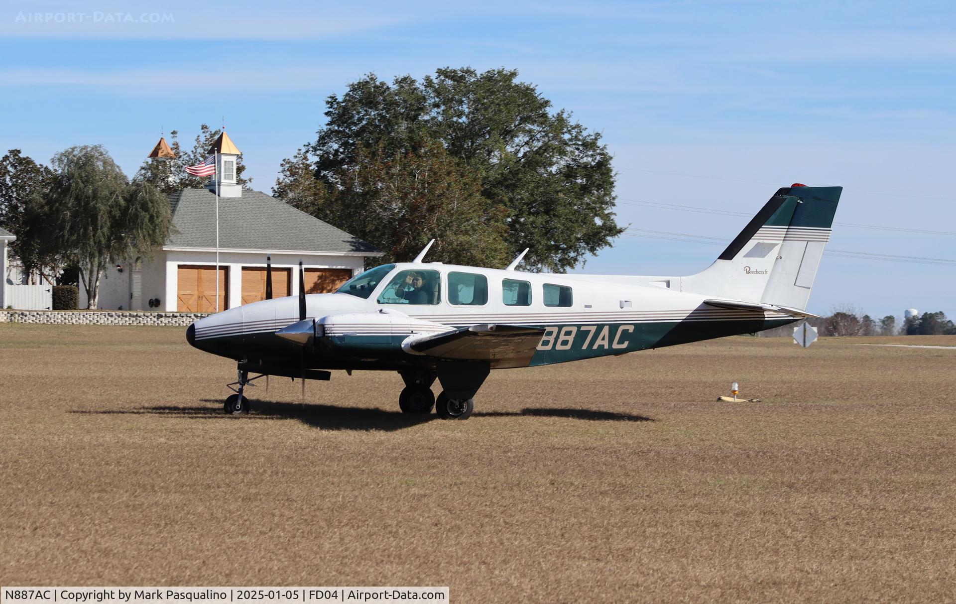 N887AC, Beech 58 Baron C/N TH-603, Beech 58