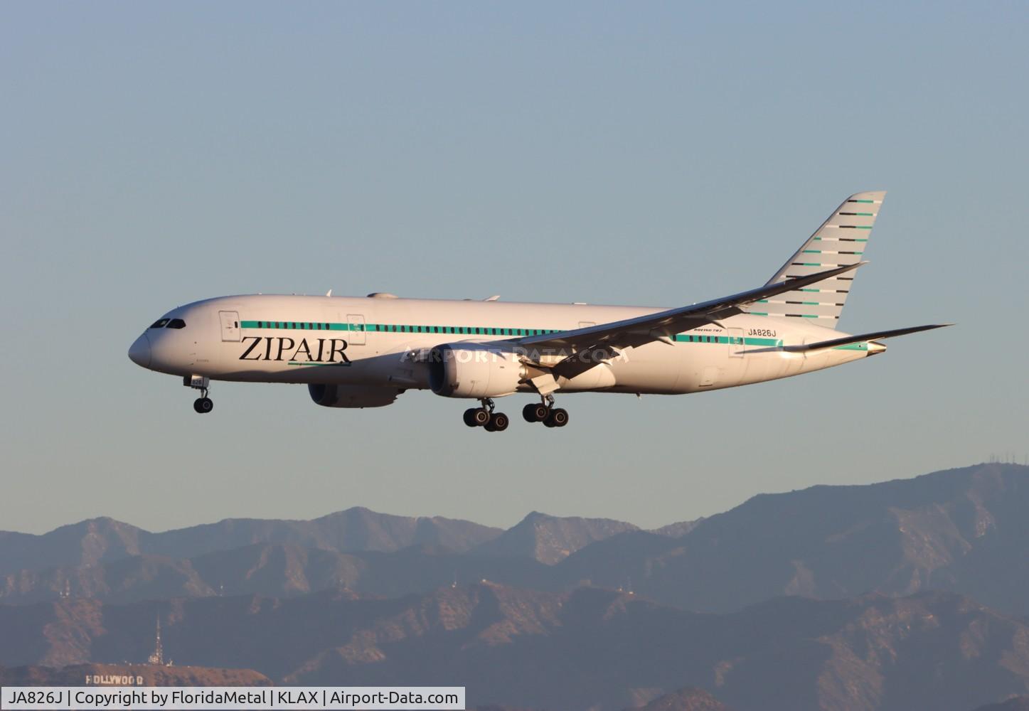 JA826J, 2012 Boeing 787-8 Dreamliner C/N 34836, TZP 788 zx nrt, rjaa-lax