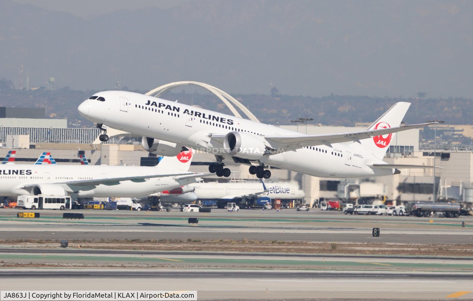 JA863J, 2016 Boeing 787-9 Dreamliner Dreamliner C/N 38137, JAL 789 zx lax- nrt, rjaa