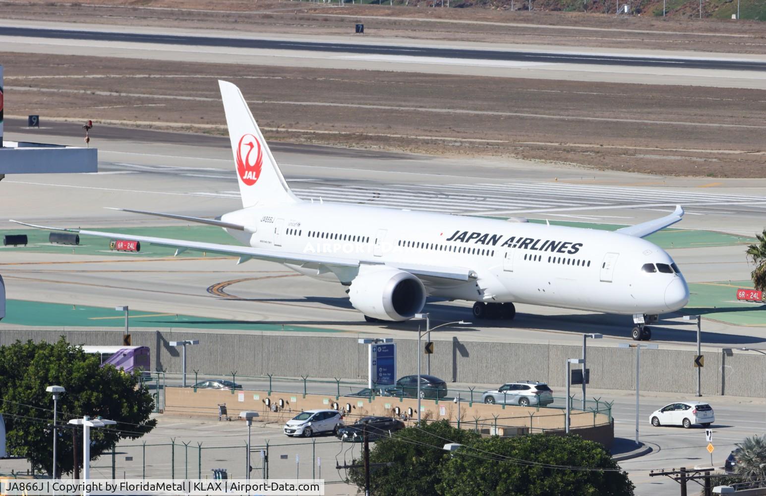 JA866J, 2016 Boeing 787-9 Dreamliner Dreamliner C/N 35423, JAL 789 zx lax-nrt, rjaa