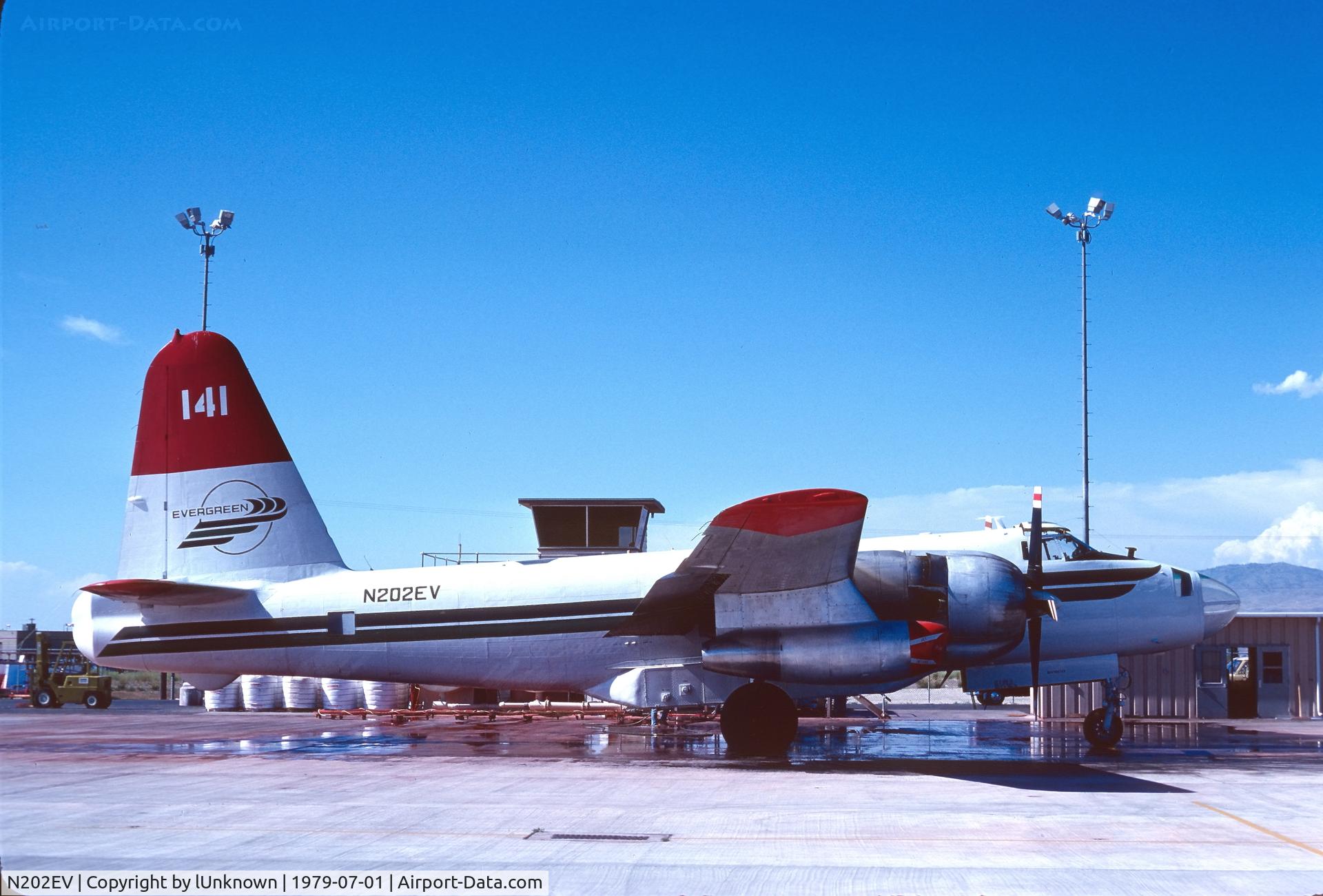 N202EV, 1954 Lockheed P2V-5F Neptune C/N 426-5383, Unknown 7.1979
