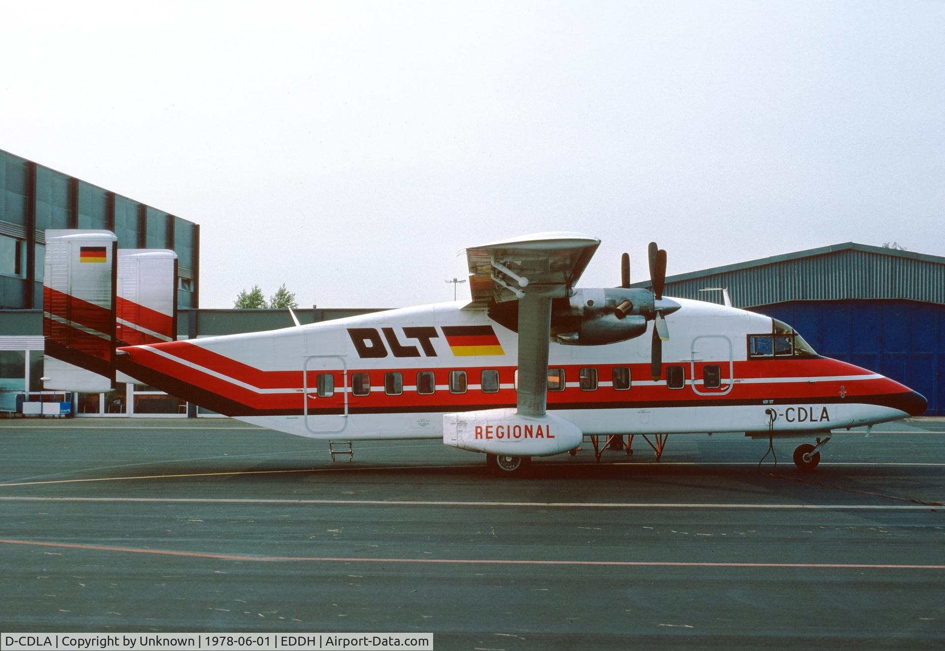 D-CDLA, 1977 Short 330-200 C/N SH.3015, Hamburg 6.1978