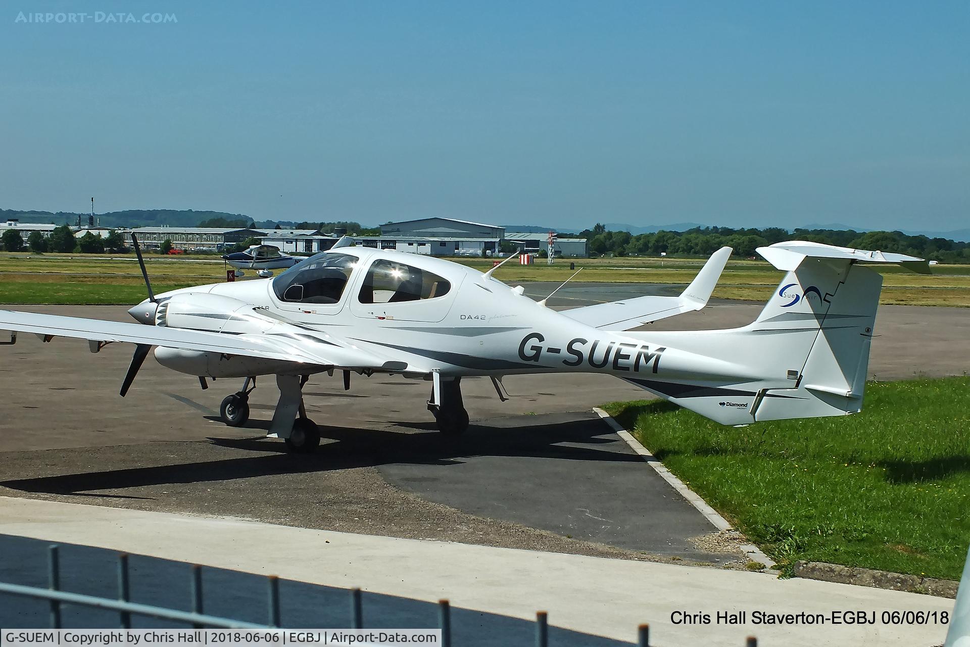 G-SUEM, 2008 Diamond DA-42 Twin Star C/N 42.332, Staverton