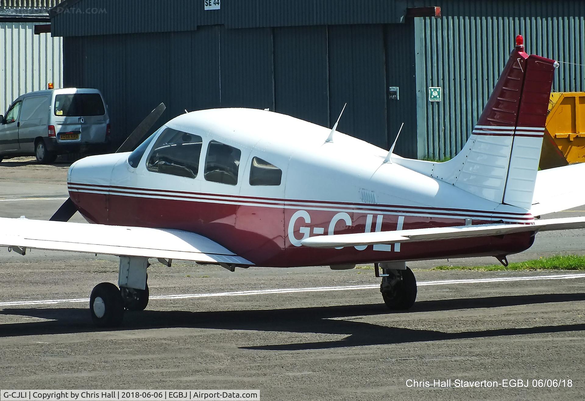 G-CJLI, 1982 Piper PA-28-161 Cherokee Warrior II C/N 28-8216137, Staverton