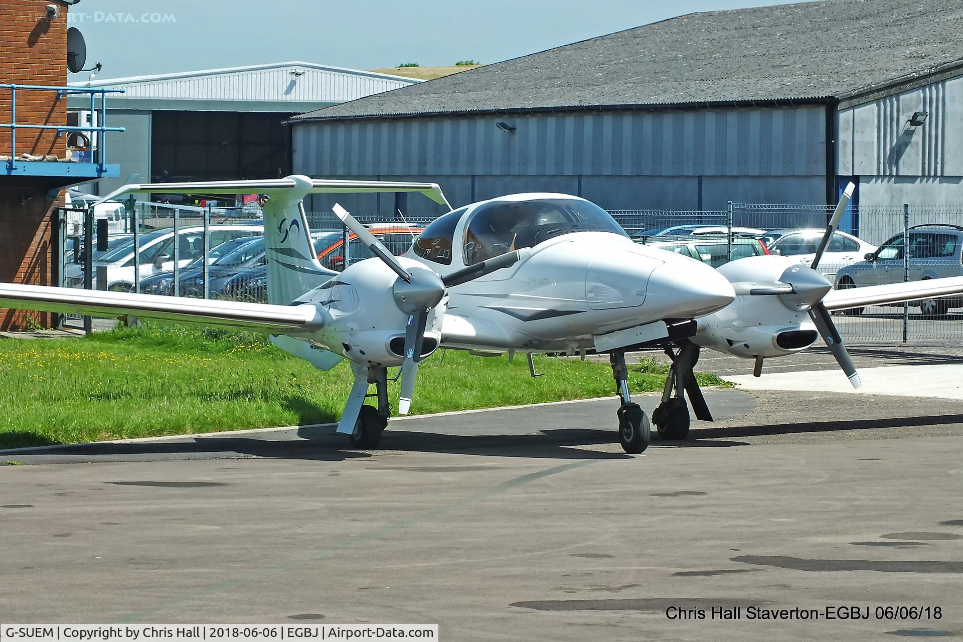 G-SUEM, 2008 Diamond DA-42 Twin Star C/N 42.332, Staverton