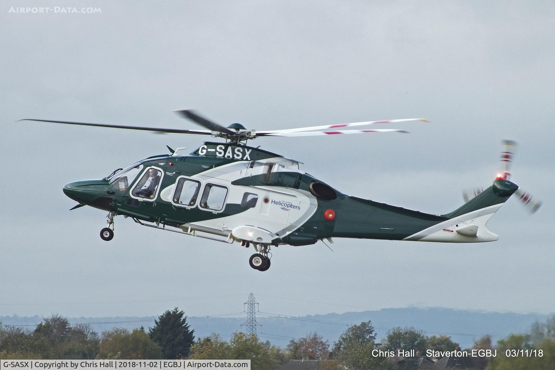 G-SASX, 2018 Leonardo AW-169 C/N 69064, Staverton