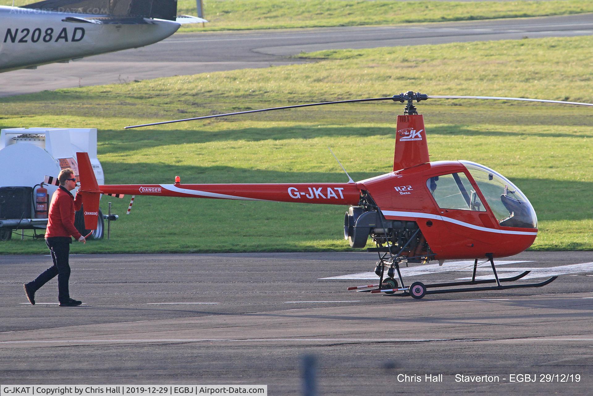 G-JKAT, 1986 Robinson R22 Beta C/N 0566, Staverton