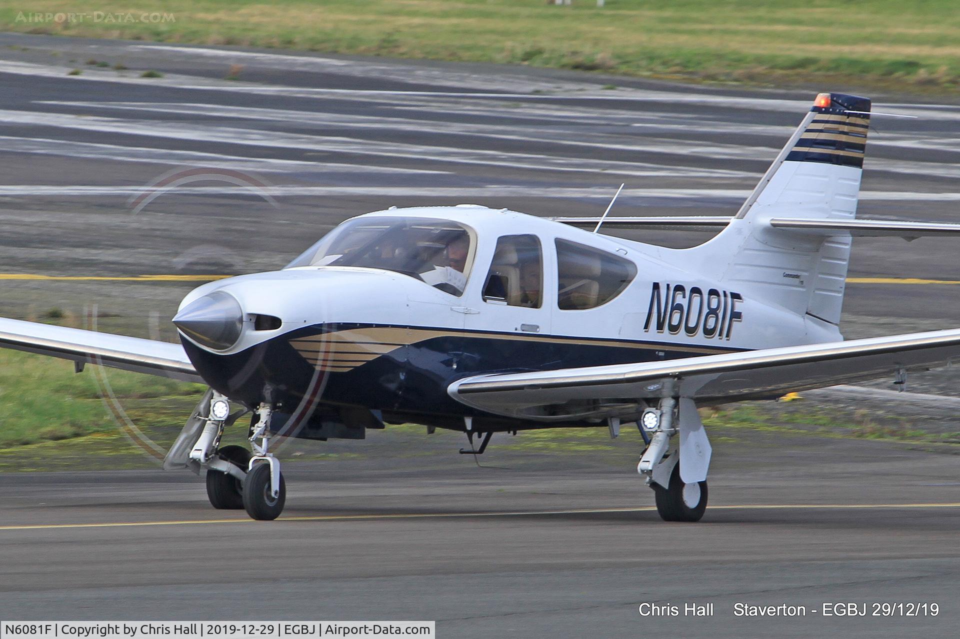 N6081F, 2001 Rockwell Commander 114-B C/N 14681, Staverton