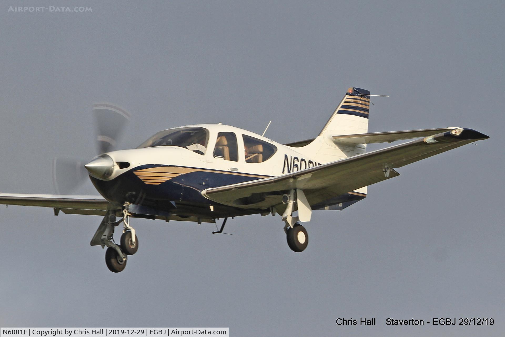 N6081F, 2001 Rockwell Commander 114-B C/N 14681, Staverton
