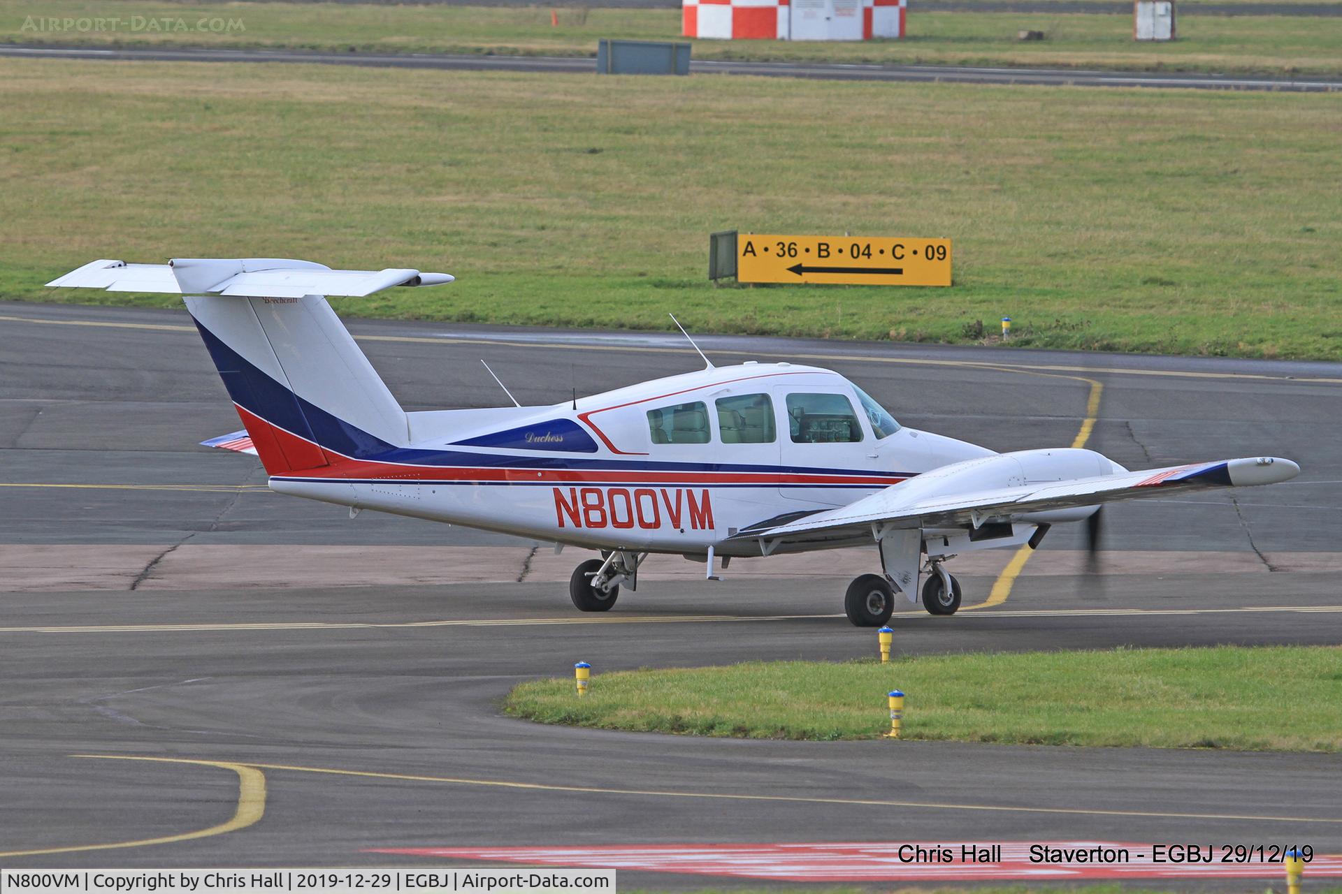 N800VM, 1980 Beech 76 Duchess C/N ME-318, Staverton