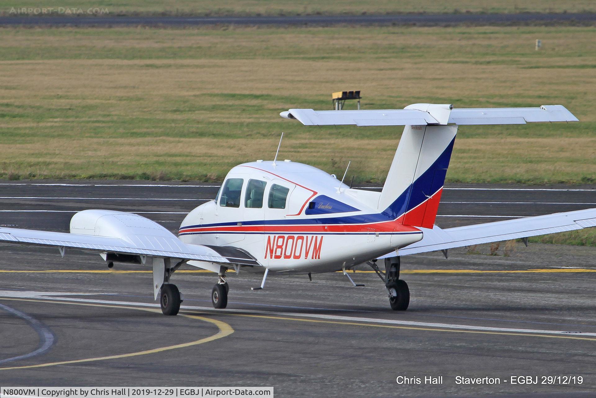 N800VM, 1980 Beech 76 Duchess C/N ME-318, Staverton