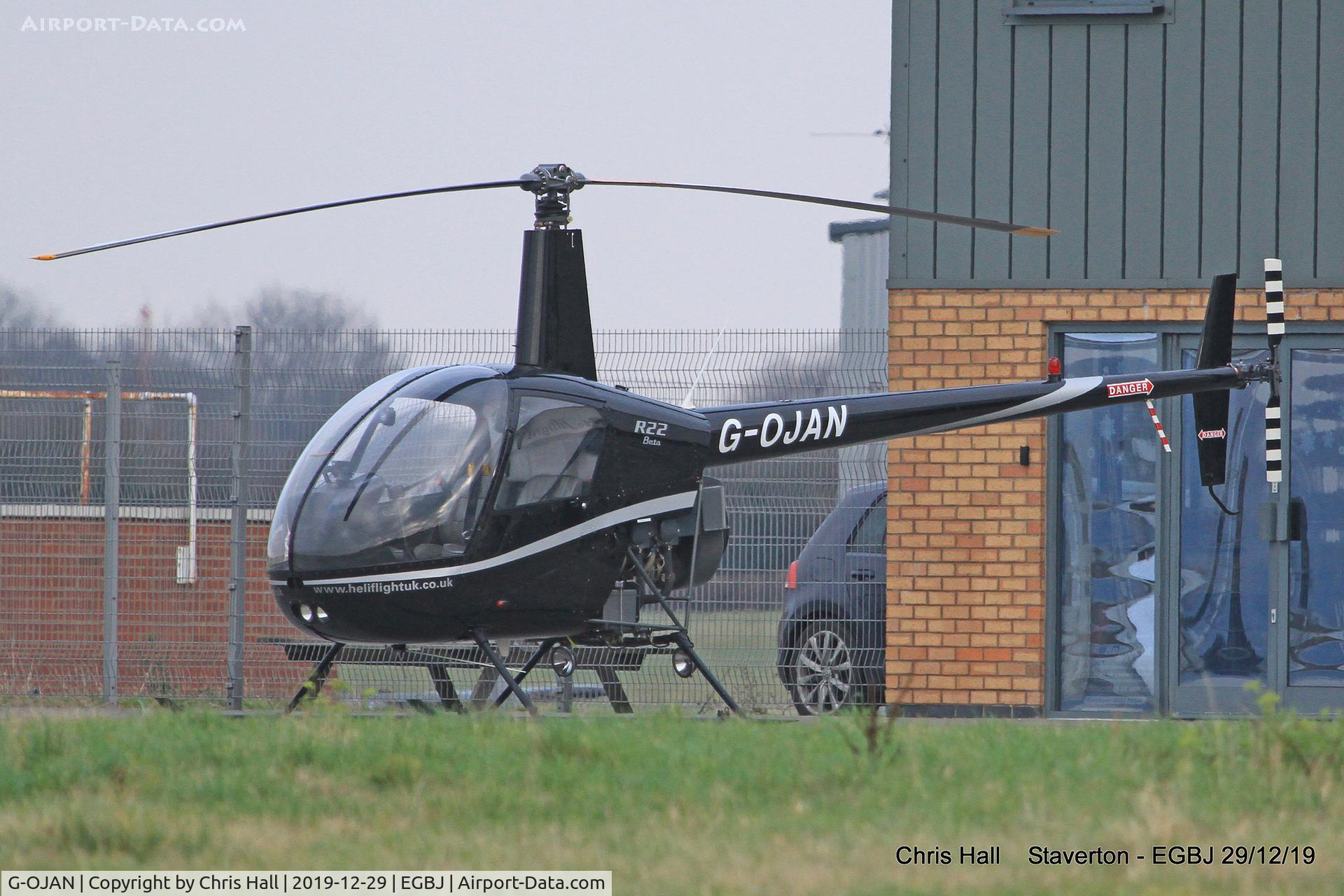 G-OJAN, 1991 Robinson R22 Beta C/N 2012, Staverton
