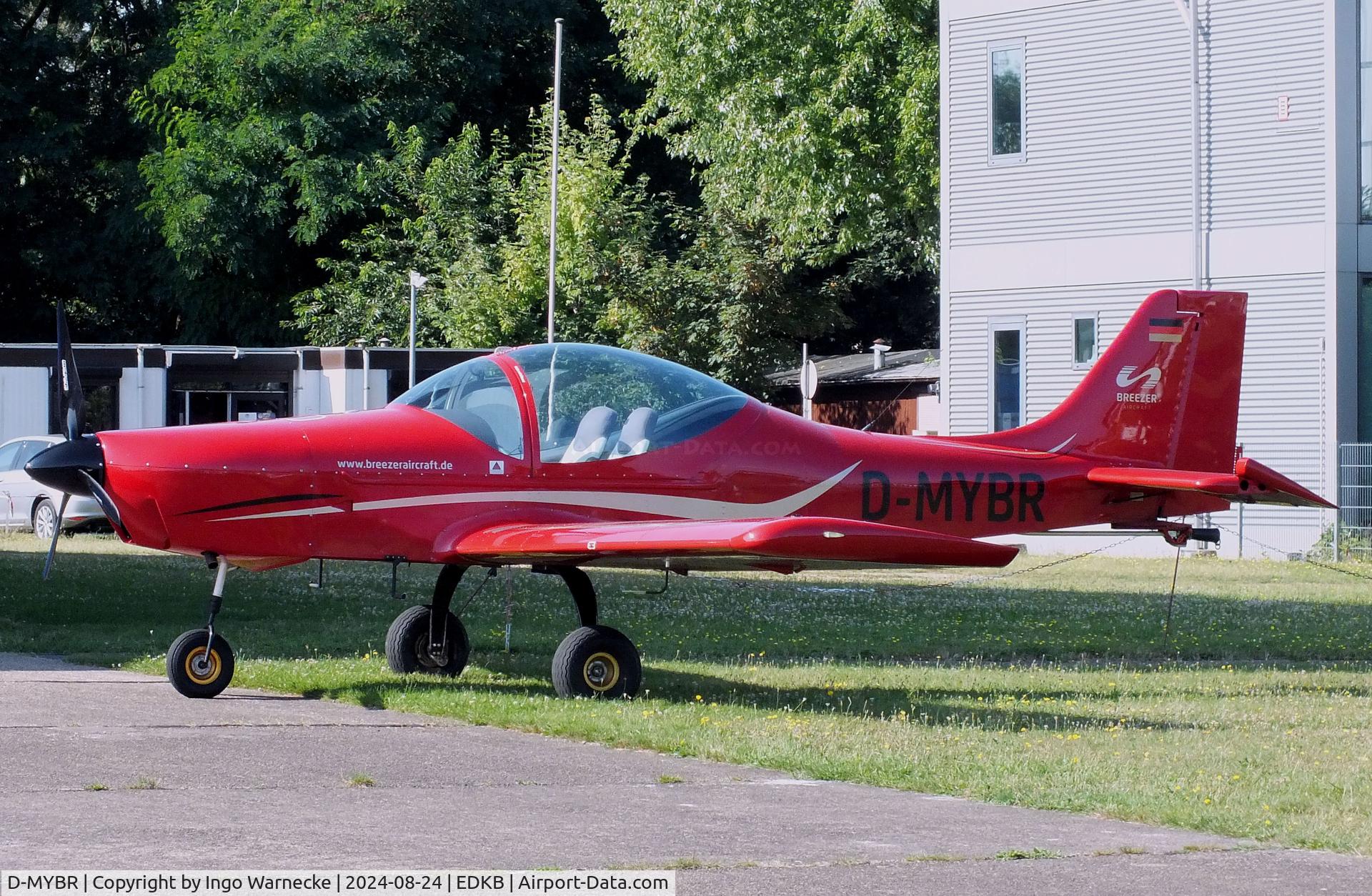 D-MYBR, Aerostyle Breezer B400 C/N UL-80, Aerostyle Breezer B400 at Bonn-Hangelar airfield during the Grumman Fly-in 2024