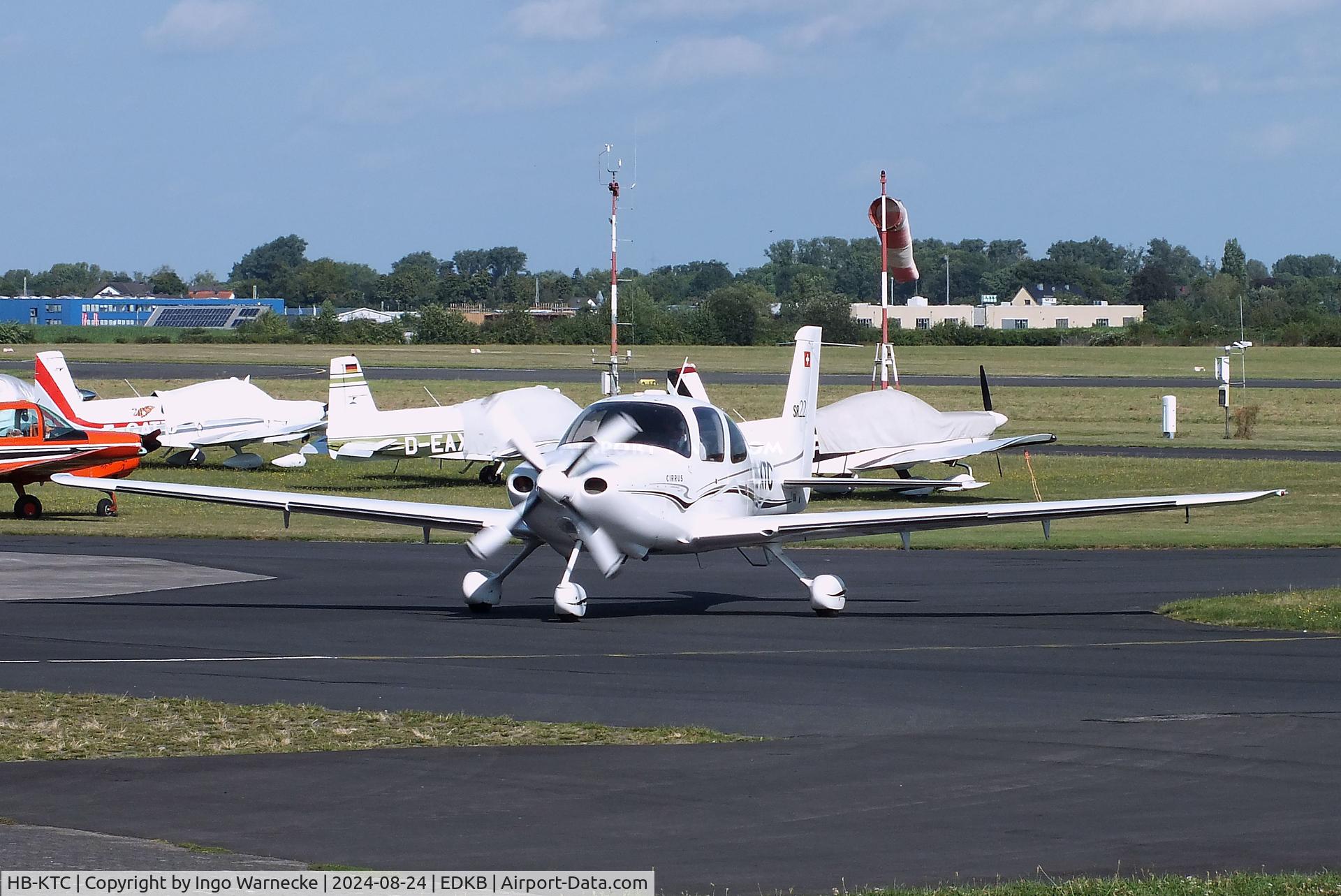 HB-KTC, 2005 Cirrus SR22 GTS C/N 1367, Cirrus SR22 GTS at Bonn-Hangelar airfield during the Grumman Fly-in 2024