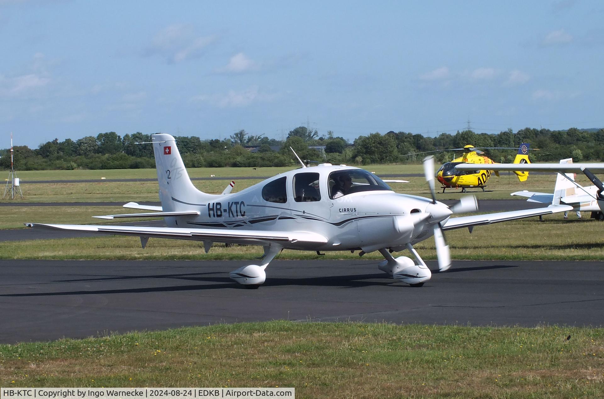 HB-KTC, 2005 Cirrus SR22 GTS C/N 1367, Cirrus SR22 GTS at Bonn-Hangelar airfield during the Grumman Fly-in 2024