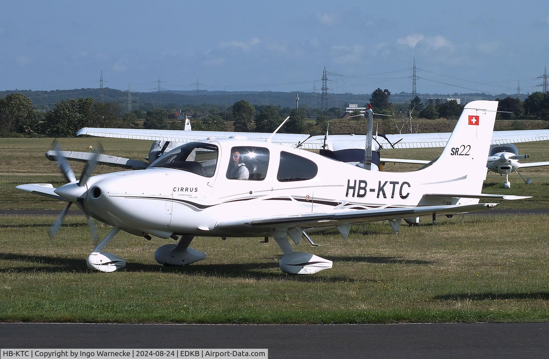 HB-KTC, 2005 Cirrus SR22 GTS C/N 1367, Cirrus SR22 GTS at Bonn-Hangelar airfield during the Grumman Fly-in 2024