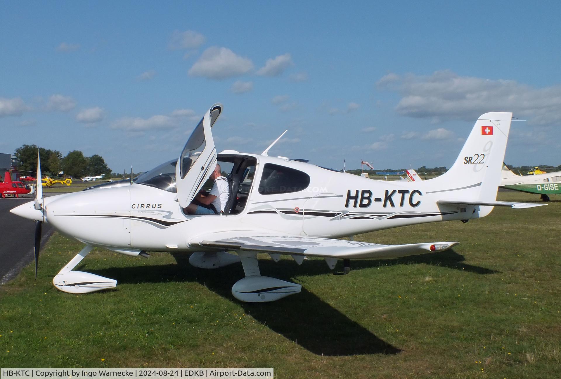 HB-KTC, 2005 Cirrus SR22 GTS C/N 1367, Cirrus SR22 GTS at Bonn-Hangelar airfield during the Grumman Fly-in 2024