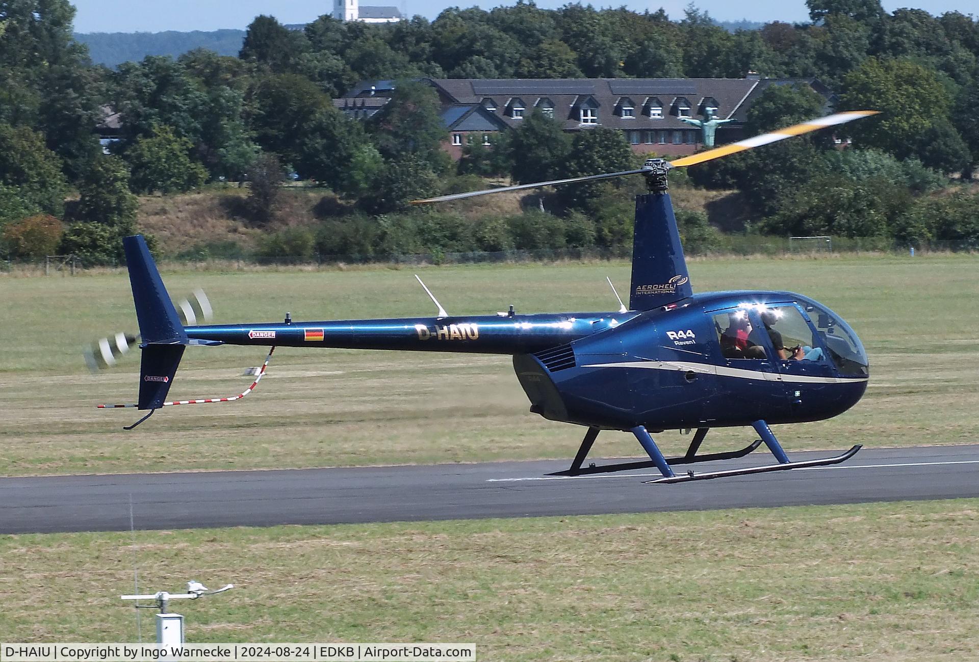 D-HAIU, 2022 Robinson R44 Raven I C/N 2705, Robinson R44 Raven I at Bonn-Hangelar airfield during the Grumman Fly-in 2024