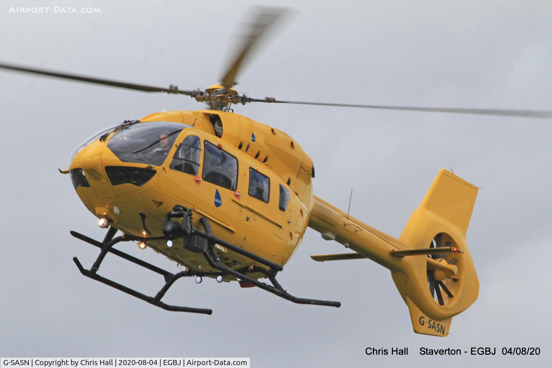 G-SASN, 2014 Airbus Helicopters EC-145T-2 (BK-117D-2) C/N 20025, Staverton