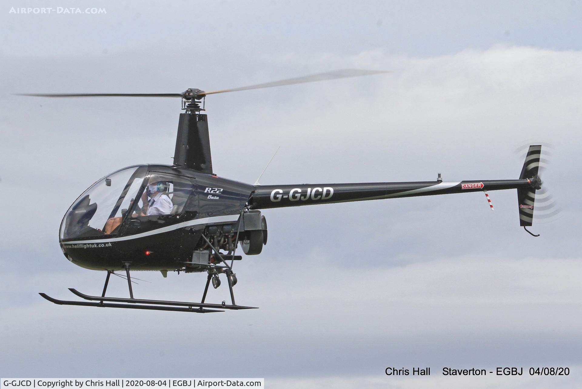 G-GJCD, 1989 Robinson R22 Beta C/N 0966, Staverton