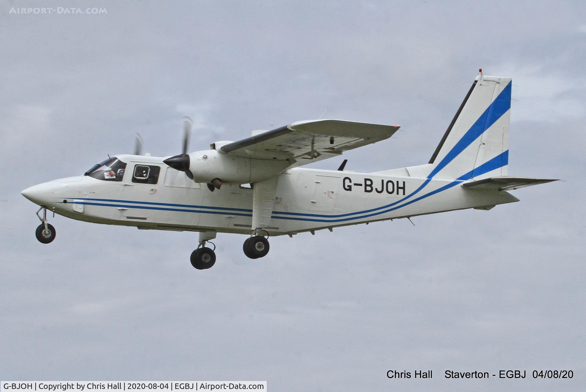 G-BJOH, 1981 Pilatus Britten-Norman BN-2T Islander C/N 2034, Staverton