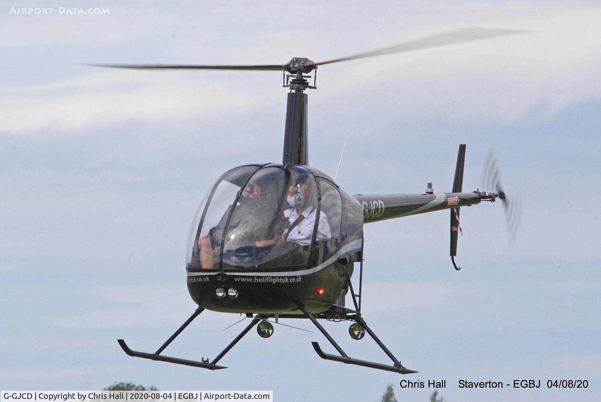 G-GJCD, 1989 Robinson R22 Beta C/N 0966, Staverton