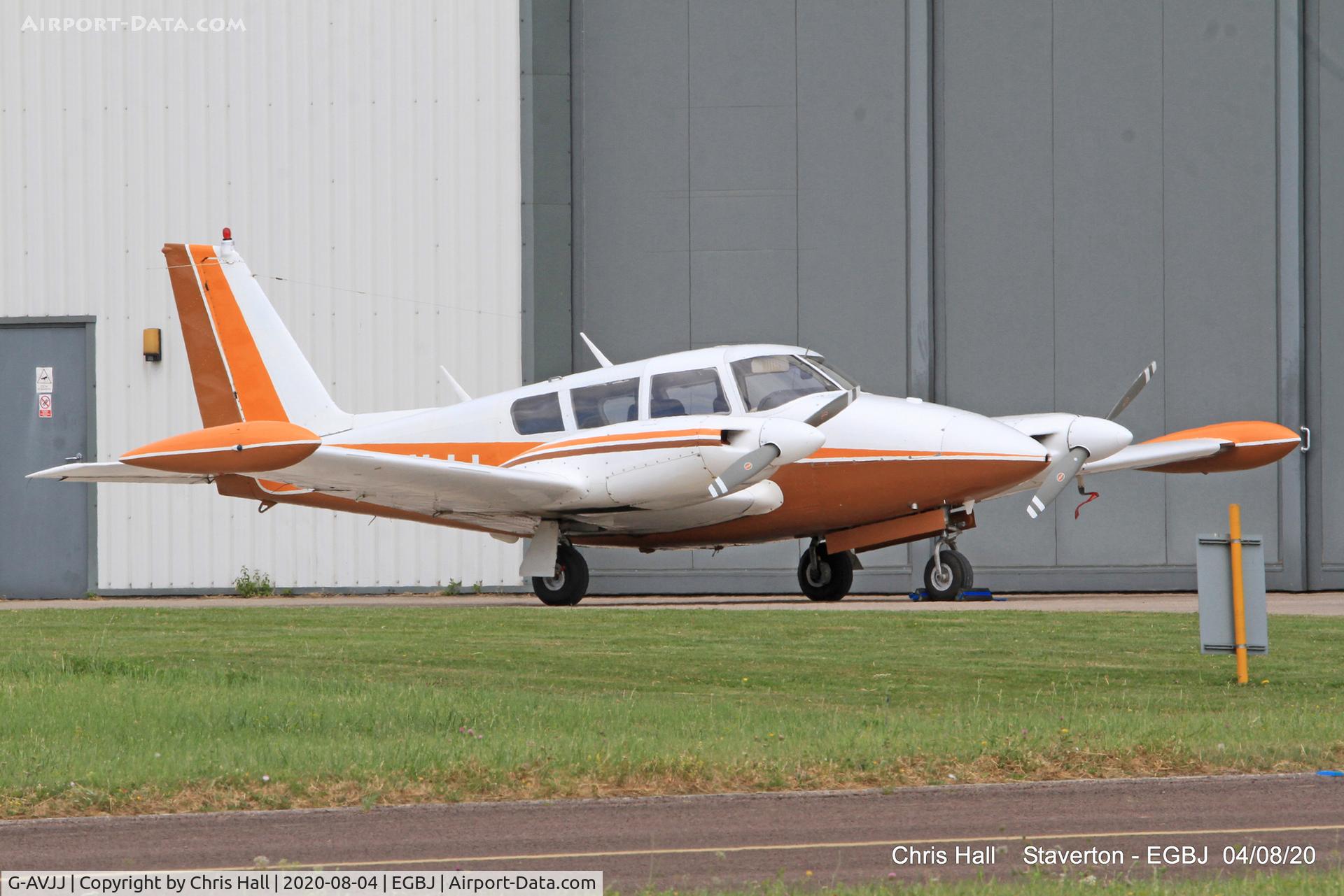 G-AVJJ, 1967 Piper PA-30-160 B Twin Comanche C/N 30-1420, Staverton