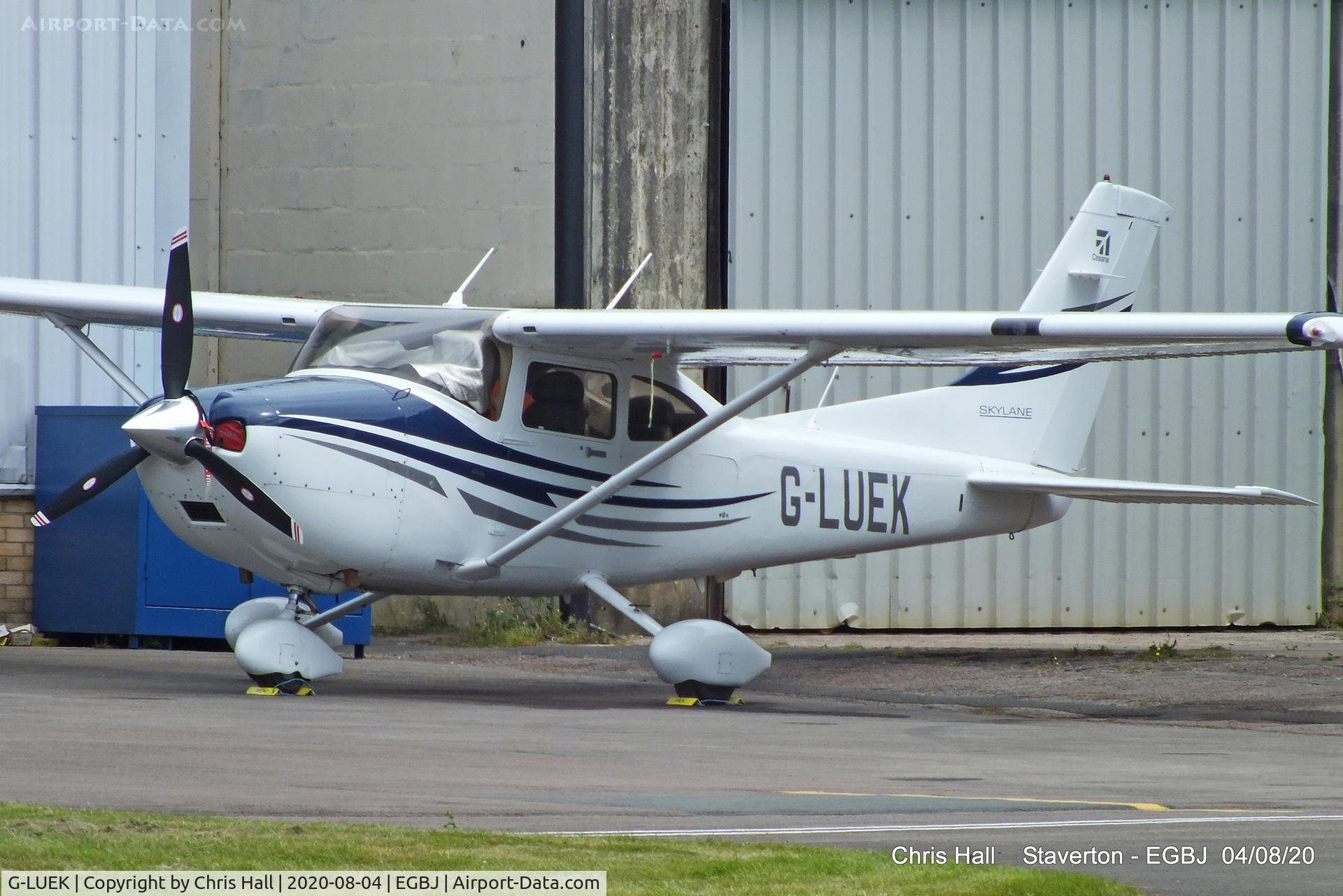 G-LUEK, 2005 Cessna 182T Skylane C/N 18281740, Staverton