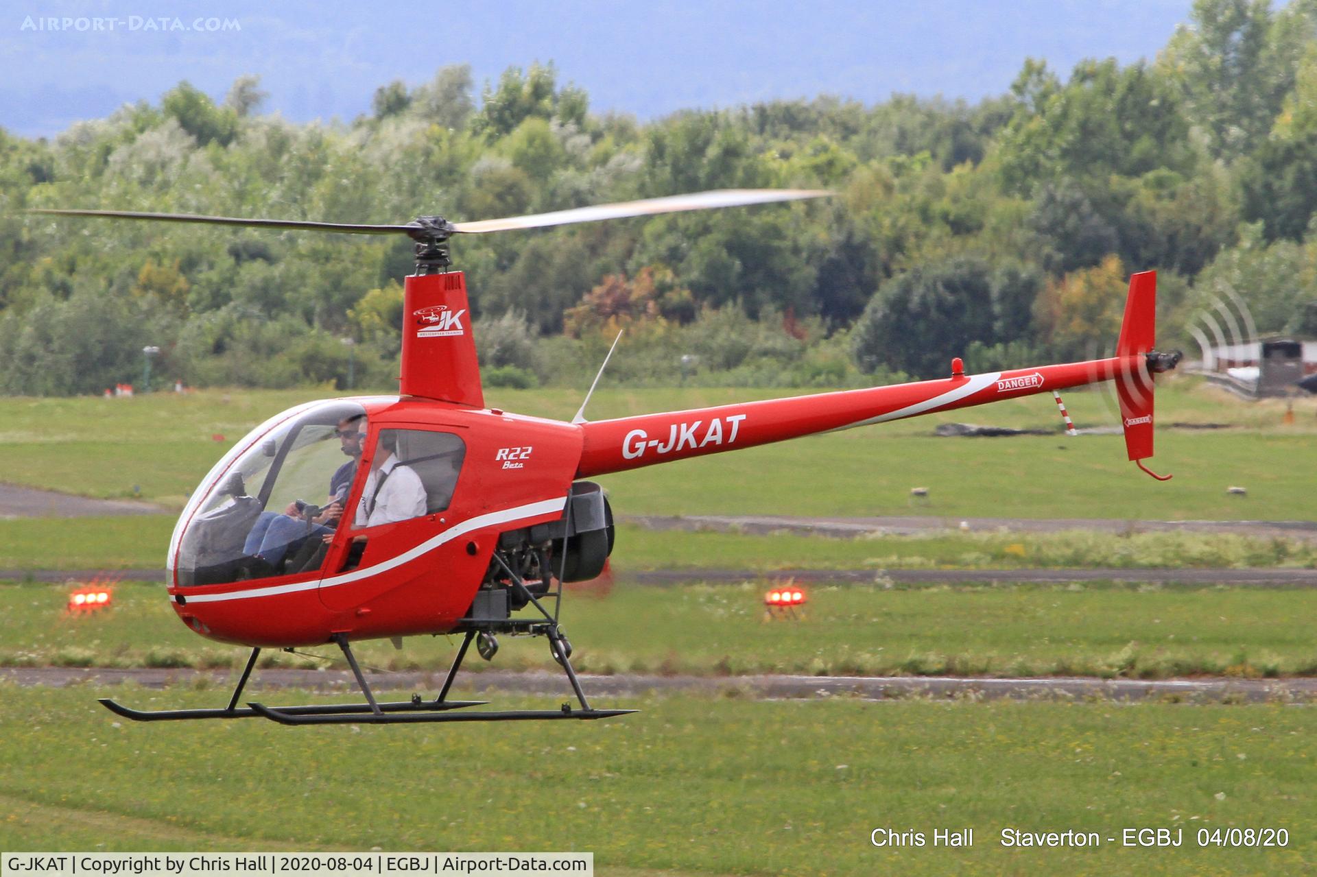 G-JKAT, 1986 Robinson R22 Beta C/N 0566, Staverton