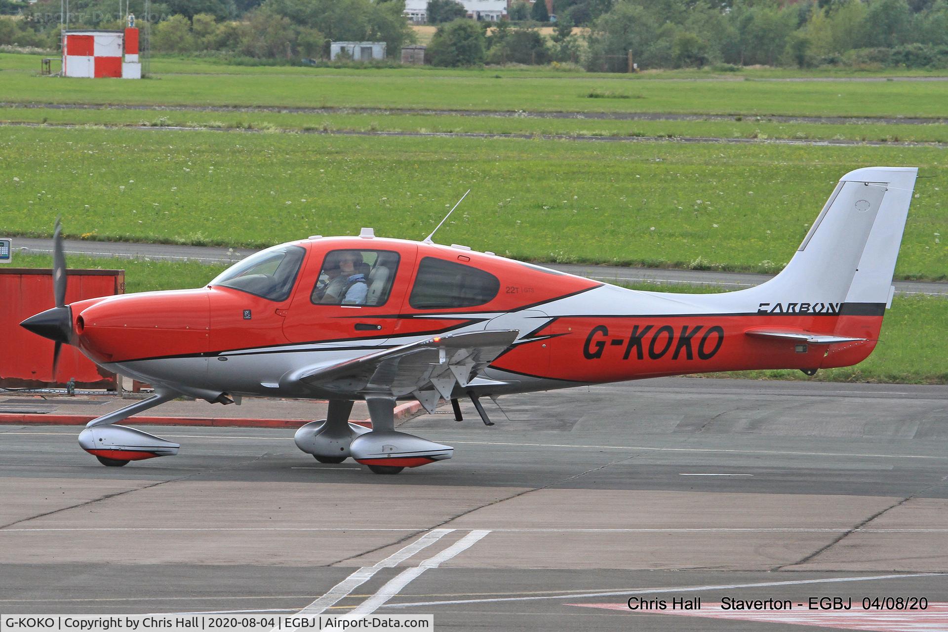 G-KOKO, 2018 Cirrus SR22T C/N 1680, Staverton